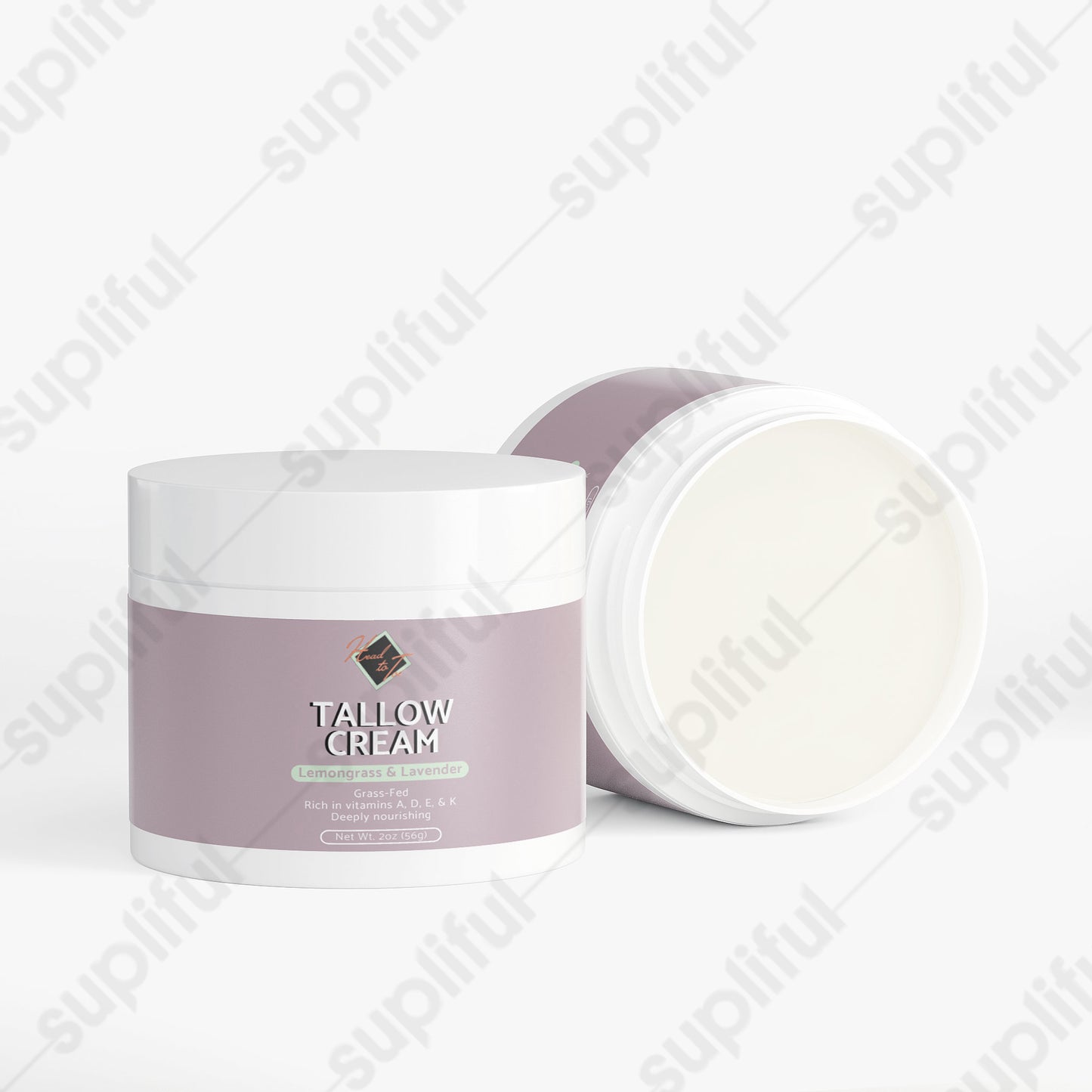 Grass-Fed Tallow Cream - Lemongrass & Lavender | Natural Moisturizer