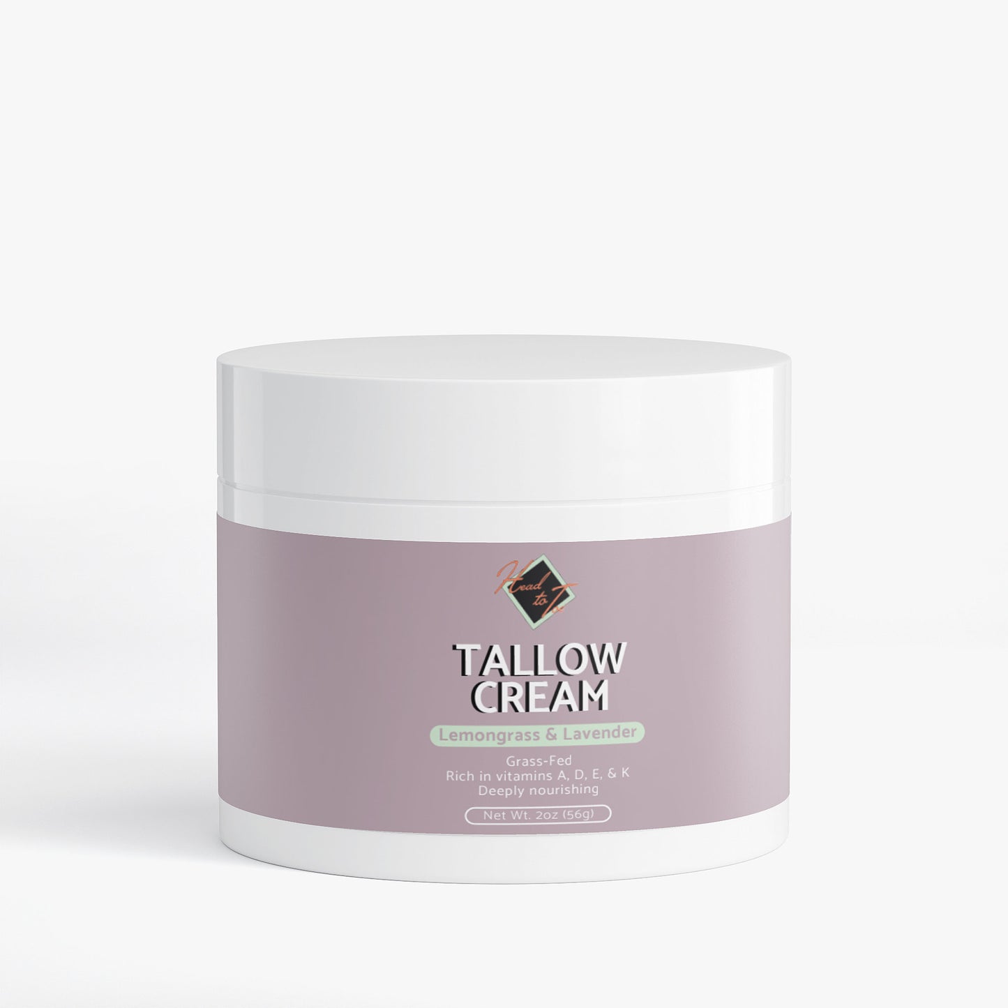 Grass-Fed Tallow Cream - Lemongrass & Lavender | Natural Moisturizer