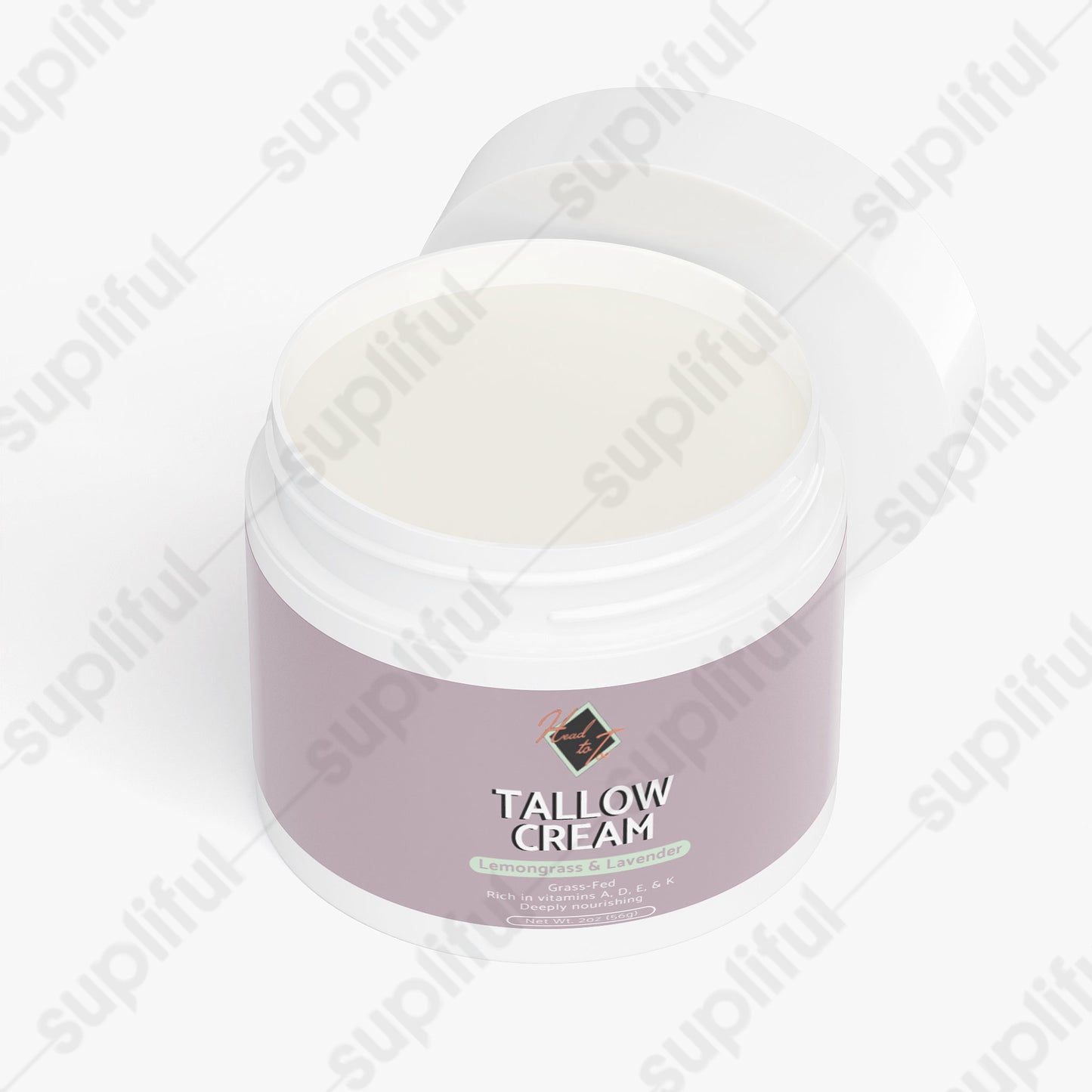 Grass-Fed Tallow Cream - Lemongrass & Lavender | Natural Moisturizer