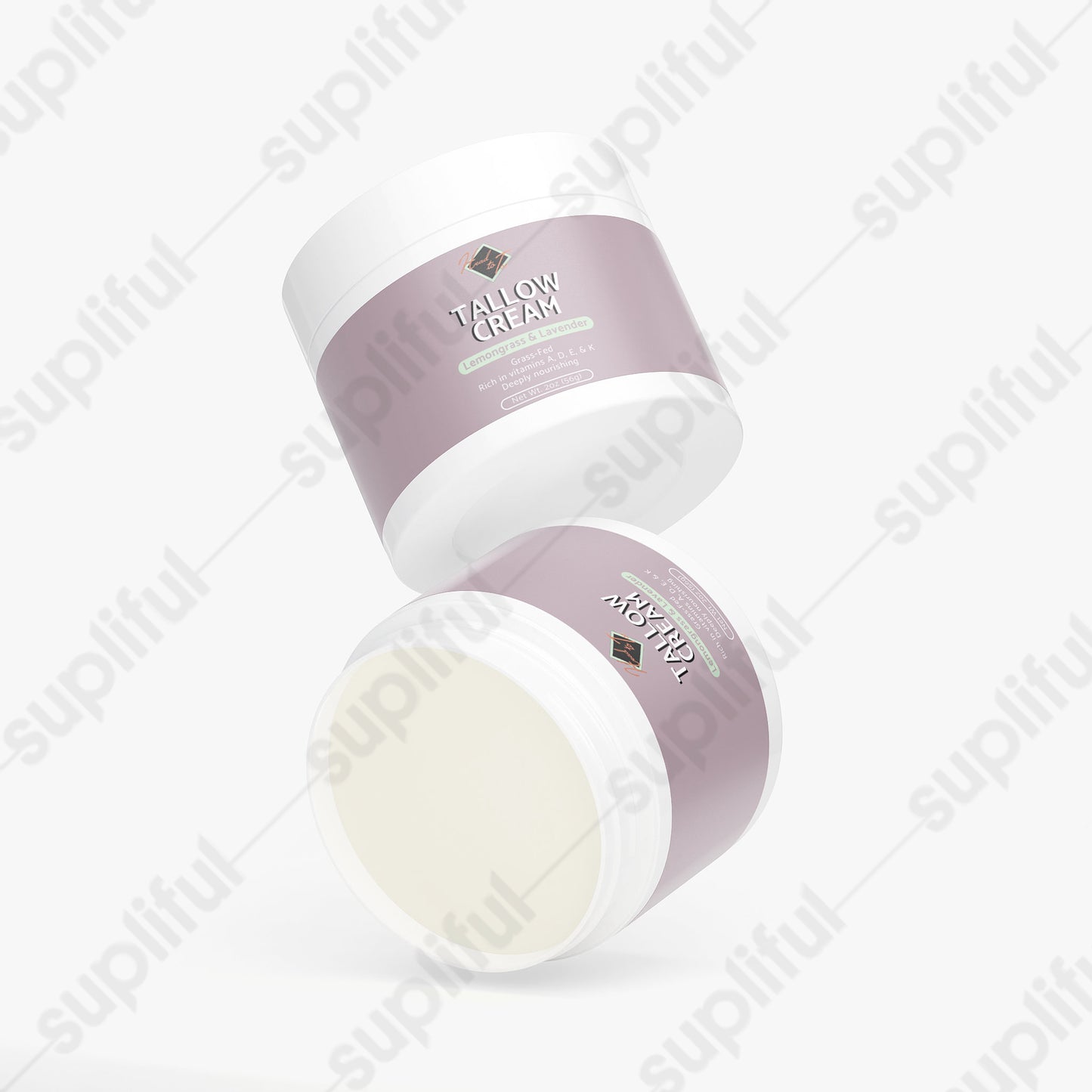 Grass-Fed Tallow Cream - Lemongrass & Lavender | Natural Moisturizer