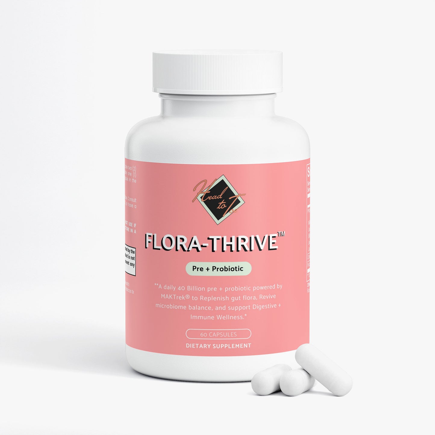 Flora-Thrive™ Probiotic - 40 Billion CFU with Prebiotics