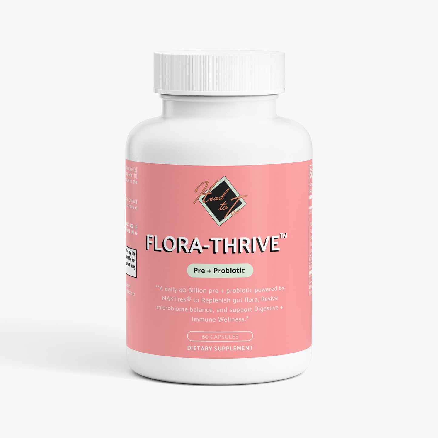 Flora-Thrive™ Probiotic - 40 Billion CFU with Prebiotics