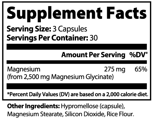 Magnesium 275™ Glycinate - Sleep & Muscle Support